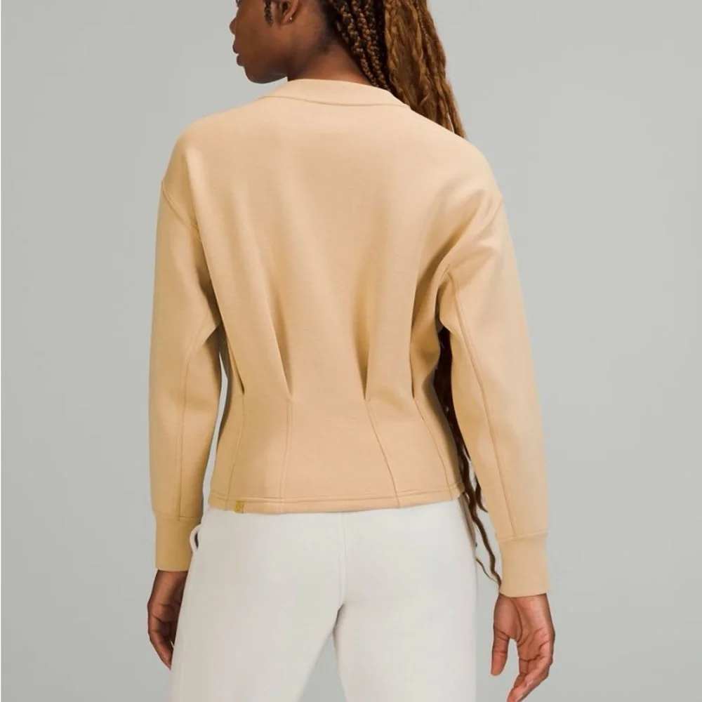 Lululemon - Tan Peplum Sweater